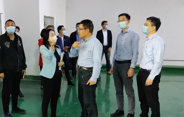 深纺集团领导赴盛波公司开展2021年 下半年挂点调研服务工作 深纺集团领导赴盛波公司开展2021年 下半年挂点调研服务工作